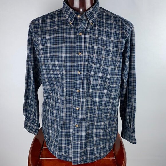 Sir Pendleton Shirt Mens Button Down Worsted Pure Virgin Wool XL - Picture 1 of 9